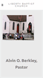 Mobile Screenshot of libertybaptistchurchbraddock.com